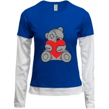 Комбинированный лонгслив Teddy