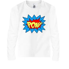 Детский лонгслив POW!