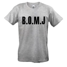Футболка з логотипом B O M J