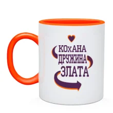 Чашка з написом 