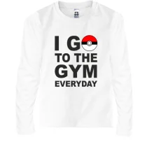 Дитячий лонгслів Go to the gym