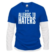 Комбінований лонгслів Allergic to haters