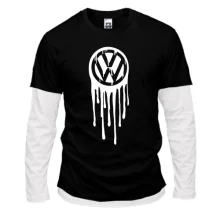 Комбинированный лонгслив Volkswagen с потеками