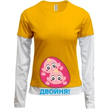Комбінований лонгслів Двійнята