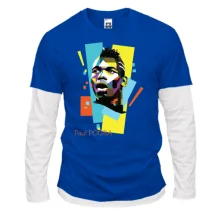Комбинированный лонгслив с Paul Pogba (Поль Погба)