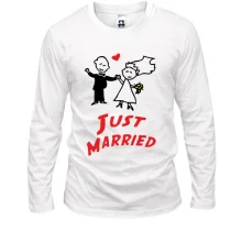 Лонгслив Just married