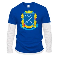 Комбинированный лонгслив Герб Днепра