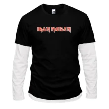 Комбинированный лонгслив Iron Maiden к