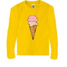 Дитячий лонгслів Ice cream