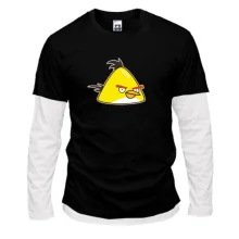 Комбинированный лонгслив Yellow bird