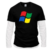Комбинированный лонгслив Windows