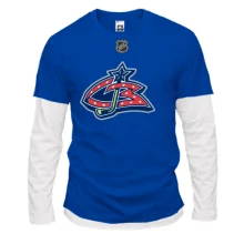 Комбинированный лонгслив Columbus Blue Jackets 2