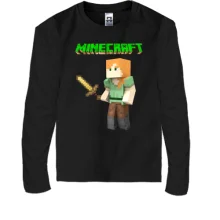 Детский лонгслив Minecraft Алекс
