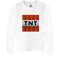 Детский лонгслив Minecraft TNT