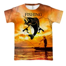 3D футболка Fishing