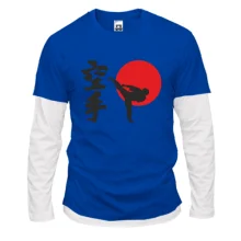 Комбинированный лонгслив Karate