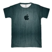 3D футболка Apple (дерево)