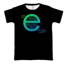 3D футболка Save the Earth
