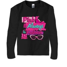 Детский лонгслив Pink is always in fashion