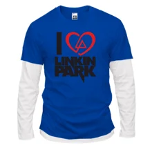 Комбінований лонгслів I love linkin park (Я люблю Linkin Park)