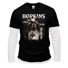 Комбинированный лонгслив с Бернардом Хопкинсом (Bernard Hopkins)