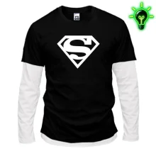 Комбінований лонгслів Superman (glow)