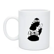 Чашка з написом "Детектив"