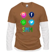 Чоловічий лонгслів Комбі для SMM