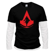 Комбинированный лонгслив Assassins Creed (контур)