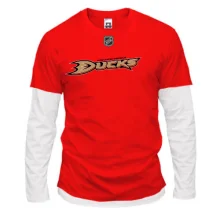 Комбинированный лонгслив Anaheim Ducks