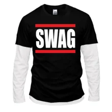 Комбинированный лонгслив Swag