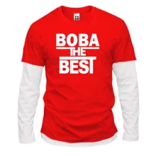 Комбинированный лонгслив Вова the BEST
