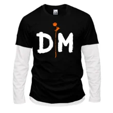 Комбінований лонгслів Depeche Mode orange rose
