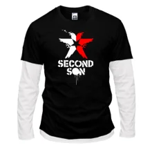 Комбинированный лонгслив Second son
