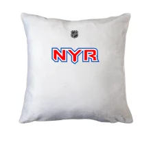 Подушка New York Rangers с крупными буквами NYR