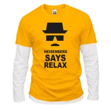 Комбинированный лонгслив Heisenrerg say relax