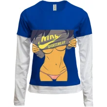 Комбинированный лонгслив Sportwear woman body