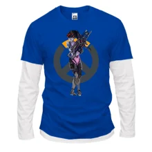 Мужской лонгслив Комби Overwatch Widowmaker