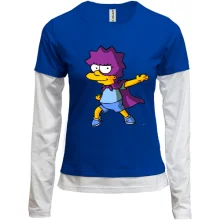 Женский лонгслив Комби Batgirl Simpson