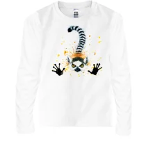 Детский лонгслив с акварельным лемуром (2)