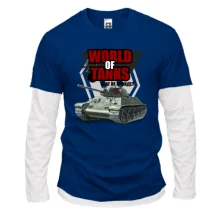 Комбинированный лонгслив WOT - Враг не пройдет