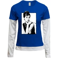 Комбинированный лонгслив Audrey Hepburn