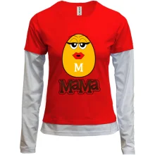 Женский лонгслив Комби M&M’s (Мама)