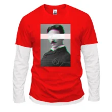 Комбинированный лонгслив Nikola Tesla