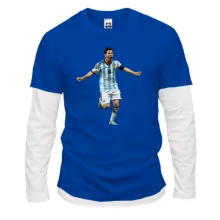 Комбинированный лонгслив c Lionel Messi