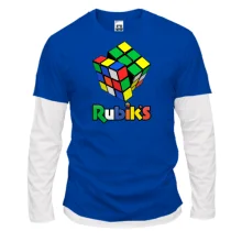 Комбинированный лонгслив Кубик-Рубик (Rubik's Cube)