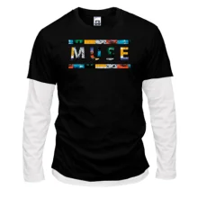 Комбінований лонгслів Muse (колаж)