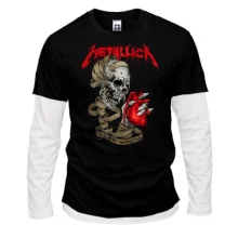 Комбінований лонгслів Metallica (Heart Explosive)