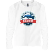 Детский лонгслив Dolphins