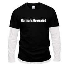 Комбинированный лонгслив House M.D. Normal's Overrated
